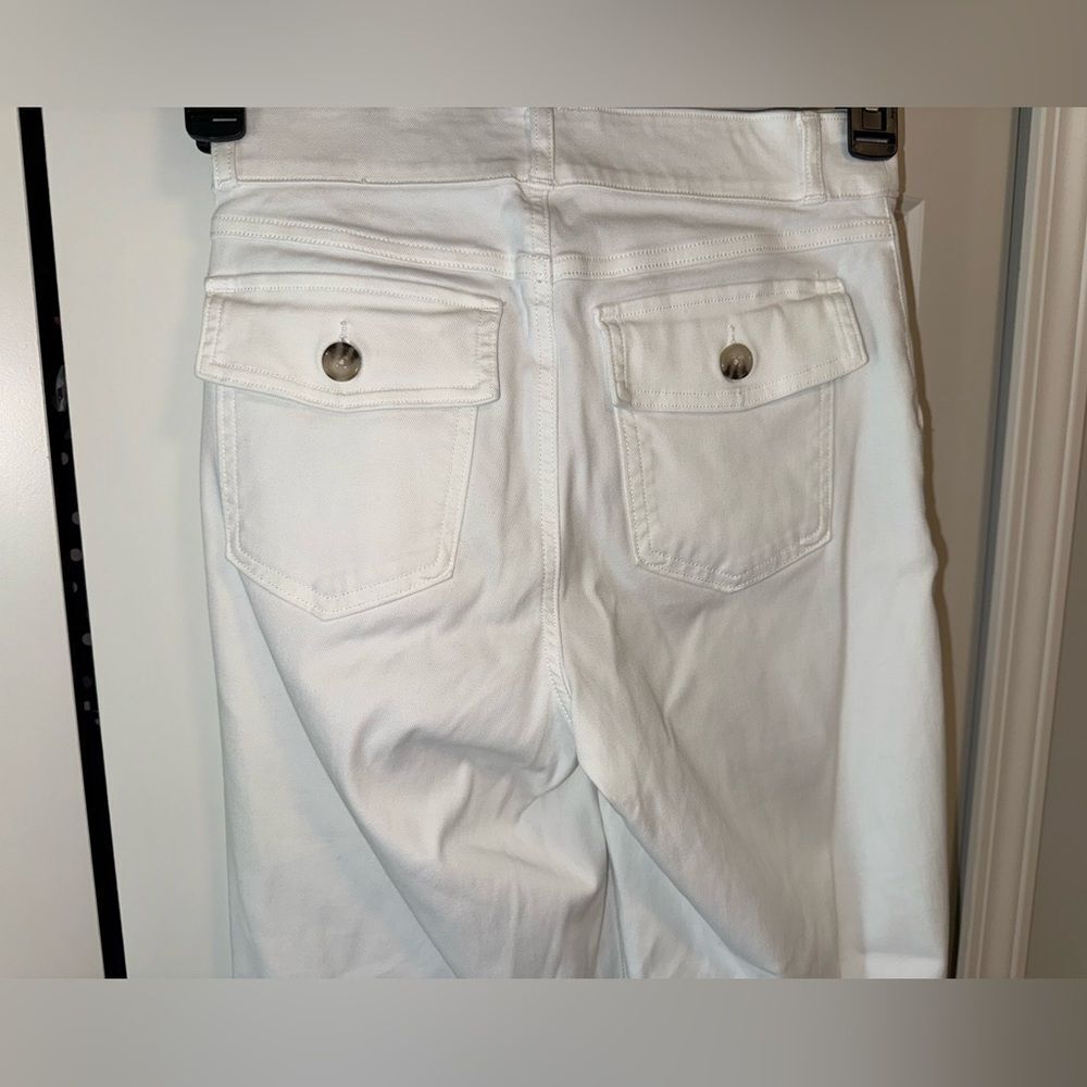 SPANX Stretch Twill Cropped Wide Leg Pants Women’s Size Small - Picture 9 of 11